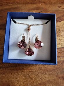 Svarovski Pendant and Earrings