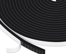 Strong Adhesive Draft Excluder for Doors, Soundproof Closed Cell Foam Draught Excluder for Door Window AC Insulation, Waterproof Weatherstrip, Anti-Collision, Scratchproof, Total 15M