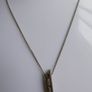 Vintage Sterling Silver Long Pendant Necklace (L20" - 4,18g) Image 4