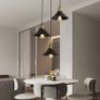 3 Lights Industrial Ceiling Light, Retro Industrial Pendant Light, Vintage Edison Style Metal Hanging Light Fixture Chandelier for Kitchen Bedroom Living Dining Room (FREE POSTAGE) Image 5