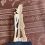 Vintage Ivory Statue Image 2