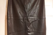 Faux leather skirt