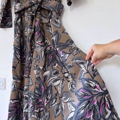 Max Mara floral printed midi dress