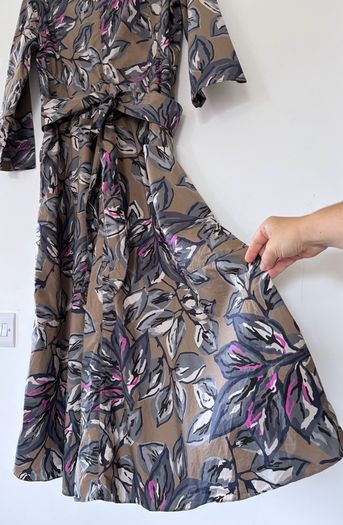 Max Mara floral printed midi dress