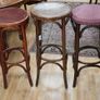 Three Vintage Bentwood High Bar Stools Image 2