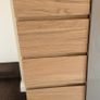 IKEA Malm Tall 6 Draw Dresser ( White Stained Oak Effect Colour ). Image 4