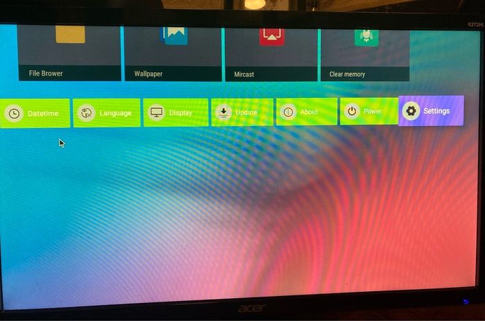 Acer Widescreen LCD Monitor 27"