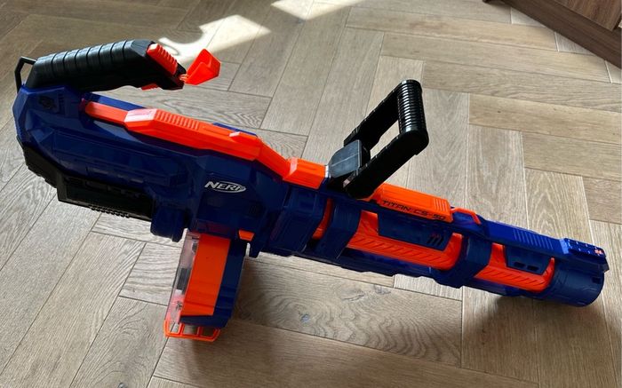 Large Nerf Blaster Bundle - 18 Blasters - Titan CS-50, Fortnite BASR-L, Delta Trooper and More