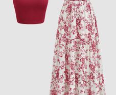 Cider 2 Piece Set Red S