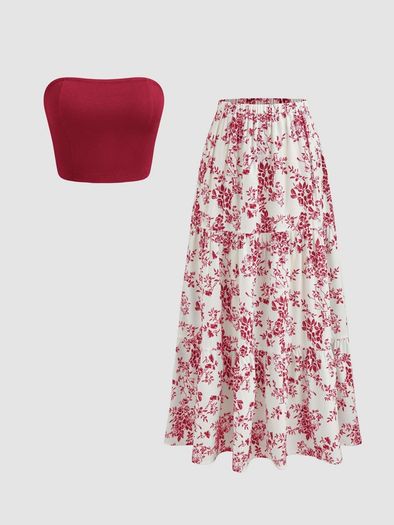 Cider 2 Piece Set Red S