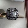 18k yellow gold and Diamonds Engagement Ring Image 3