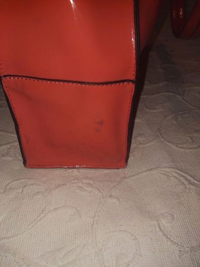 Coral Patent Bag