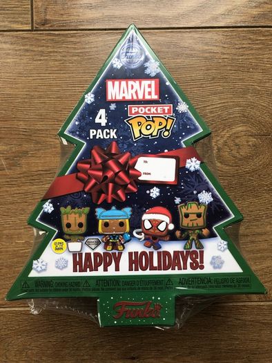 Funko Marvel: Holiday Pocket Pop (4 Pack)