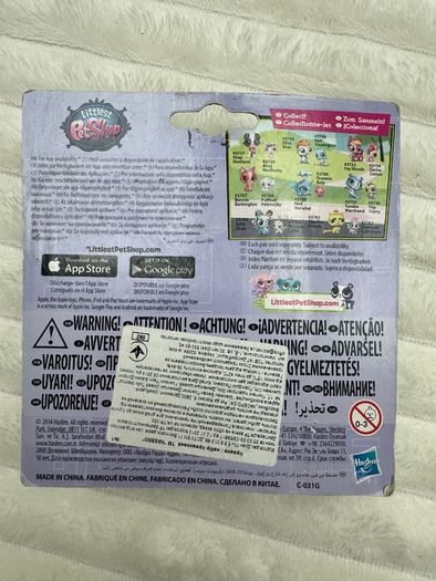 Littlest Pet Shop LPS Eliza Blue & Rad Slopington Damaged Box Please see pictures