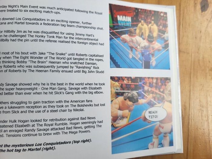 Wrestling Figure Photobook