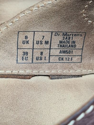 Womens Vintage Dr Martens 3a81 Butterfly  Sandals Peanut Sandals Brown Leather Size Uk 6 Eu 39