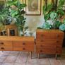 Two sections of vintage Danish furniture Image 3