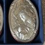Gorgeous Vintage Italian Silver Plated Art Nouveau Wall Plaques Image 5