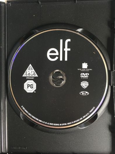 Elf [2003] Will Farrell, James Caan, Zooey Deschanel, Mary Steenburgen, Ed Asner & Bob Newhart  [Movie DVD]