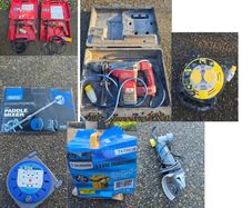 The tools. Paddle Mixer. Hammer Drill