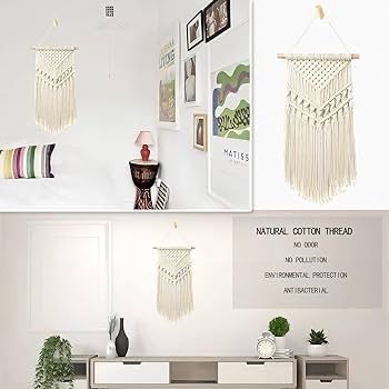 NEW SALE | Macrame Wall Hanging, Handmade Woven Tapestry Boho Chic Wall Decor for Bedroom, Livingroom, Apartment
