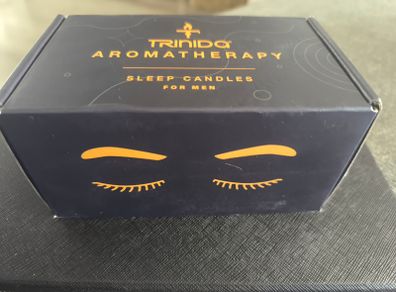 TRINIDa Sleep Scented Candle Gift Set Aromatherapy Candles for Men