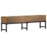 Bench 160 cm Solid Reclaimed Wood Image 7