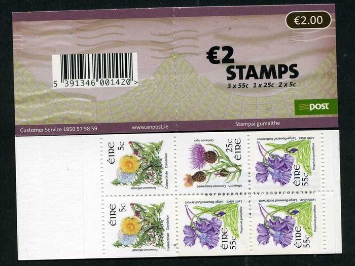 2006 Ireland Definitive Stamp Booklet (4 X 48c & 2 X 4c) Mint Never Hinged. HB139