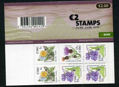 2006 Ireland Definitive Stamp Booklet (4 X 48c & 2 X 4c) Mint Never Hinged. HB139