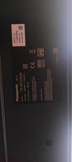 40" TV Panasonic TX-40EX600B