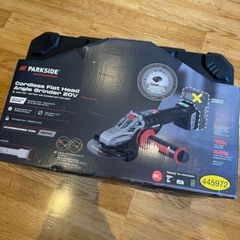 Parkside Performance 20V Cordless Brushless Flat Head Angle Grinder Accessories 125MM Cutting Disc. Indoor Outdoor Maintenance DIY Projects Garage Garden Mechanic Bank Holiday Weekend Offer.
