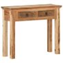 Console Table 90.5x30x75cm Solid Acacia Wood and Reclaimed Wood Image 10