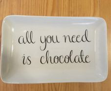 Bloomingville All You Need is Chocolate Plate