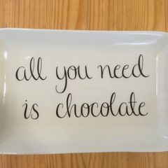 Bloomingville All You Need is Chocolate Plate