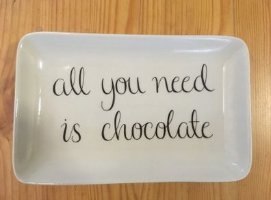 Bloomingville All You Need is Chocolate Plate