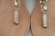 Ciaodea jewel encrusted thong sandals Sz 40 (Fit 6.5 - 7 UK)  Rrp 79.99 (New)