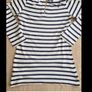 top Maison scotch size 3 nautical stripe top 12/14 navy & cream Image 2