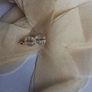 Cream Vanilla Juilette Cascading Floral Petal Clip On Earrings Image 3