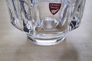 A crystal bowl designed by Lars Hellsten for the Swedish glassworks Orrefors