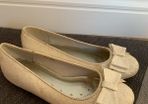 Cream Sparkly Party Shoes