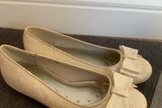 Cream Sparkly Party Shoes