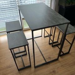 high table and 4 stools