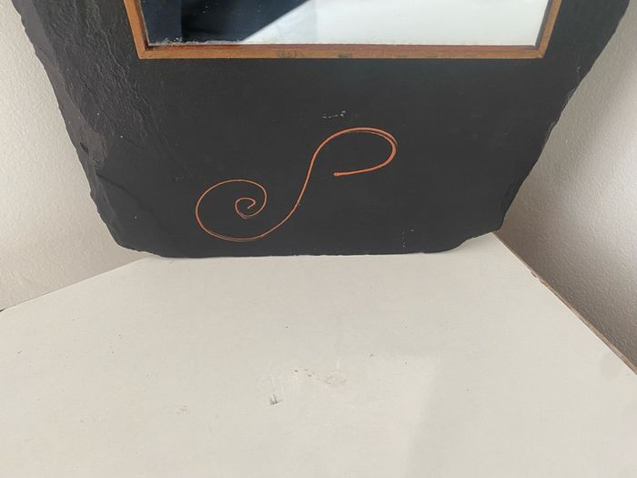 slate mirror