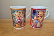 Fine Bone China Teddy Bear Mugs