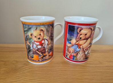 Fine Bone China Teddy Bear Mugs