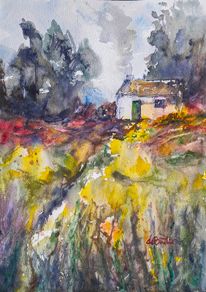 wild wild Atlantic way watercolour