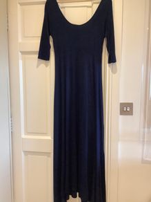 Love Label navy jersey maxi dress