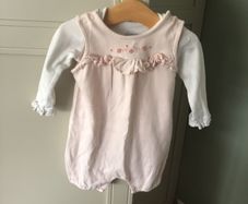 Mamas & papas 2 piece top & romper