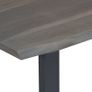 Coffee Table with Live Edges Grey 115x60x40cm Solid Acacia Wood Image 3