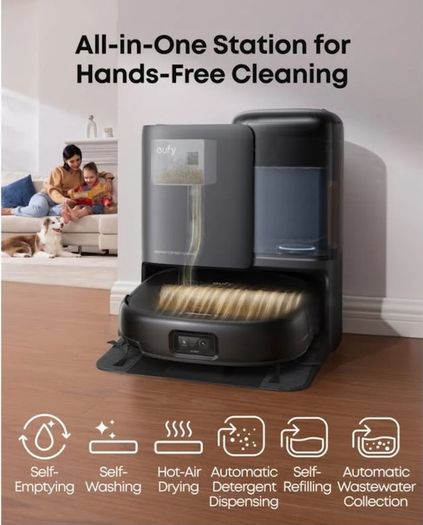 Eufy Omni E25 Robot Vacuum Cleaner & Mop with All-in-One Station